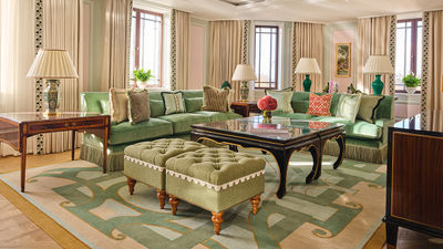 The living room at the new Royal Suite at The Dorchester