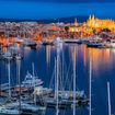 Mallorca, shown here at night, is growing in popularity for the luxury market.