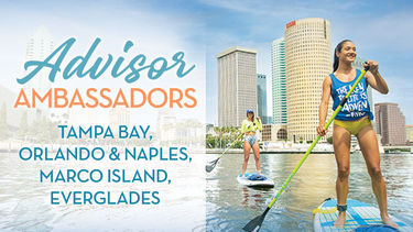VISIT FLORIDA’s Advisor Ambassadors: Tampa Bay, Orlando and Naples, Marco Island, Everglades