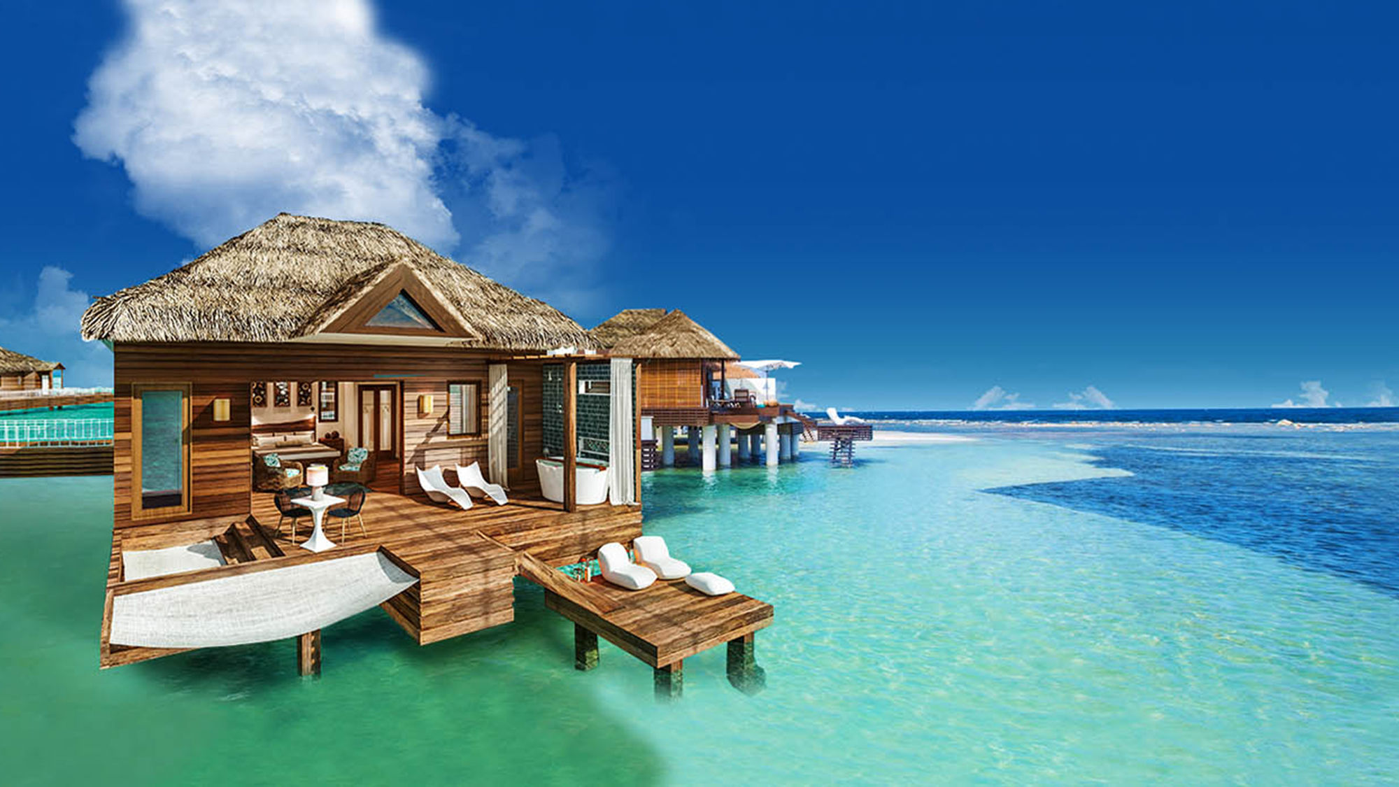 Sandals overwater 2025 bungalows price