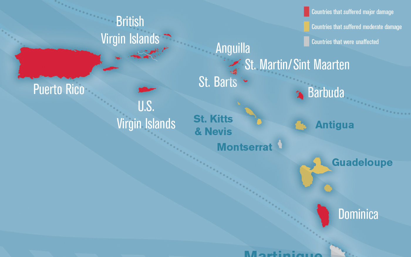 Direct (non-stop) flights from Anguilla to Saint Barthelemy - schedules 