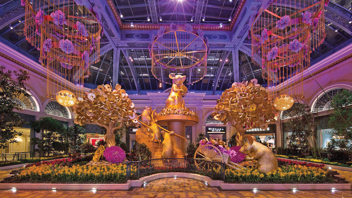 Happy Chinese New Year 2023  Chinese (Lunar) New Year Display 2023 at  Bellagio Las Vegas 