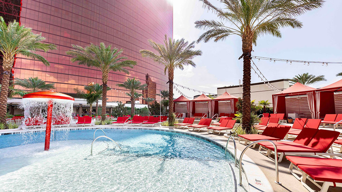 Paris Las Vegas cabana tour and pool! 2021 