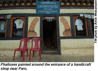 Phalluses in Bhutan