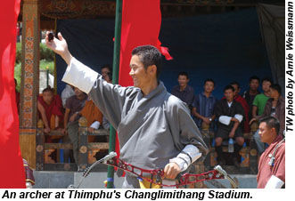 Archer in Bhutan