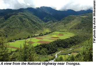 View near Trongsa