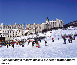 Skiing in Korea