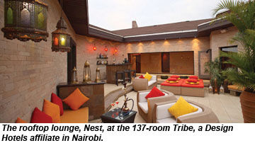 Nest lounge at Tribe