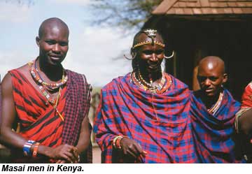 Masai Men Kenya