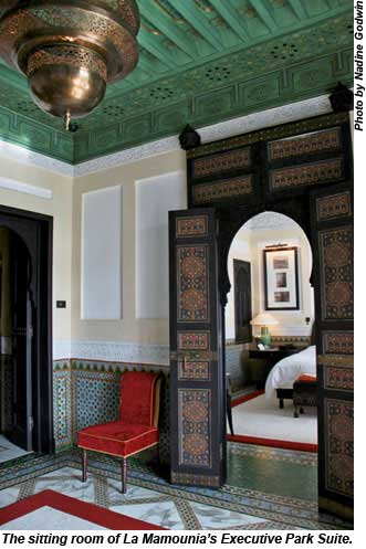 Morocco La Mamounia suite