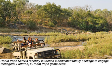 A Robin Pope Safaris game drive.