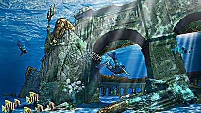 Dubai underwater park rendering