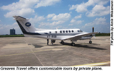Greaves Travel private plane