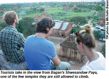 Myanmar Bagan Temple Shwesandaw Paya