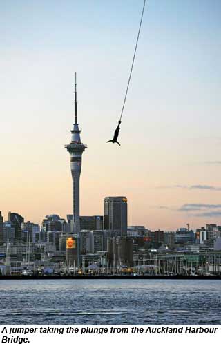 AJ Hackett Bungy Auckland Jump