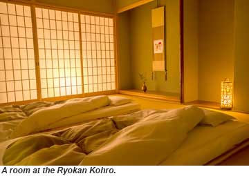 Ryokan Kohro room