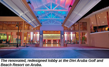Divi Aruba lobby