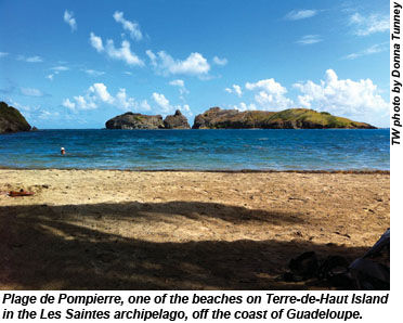 Plage de Pompierre, Guadeloupe
