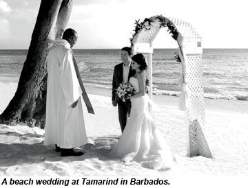 Tamarind beach wedding