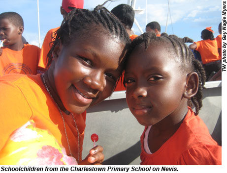 nevis schoolkids