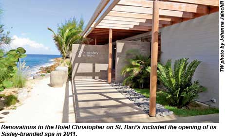 Renovations to the Hotel Christopher included the opening of its Sisley-branded spa in 2011.