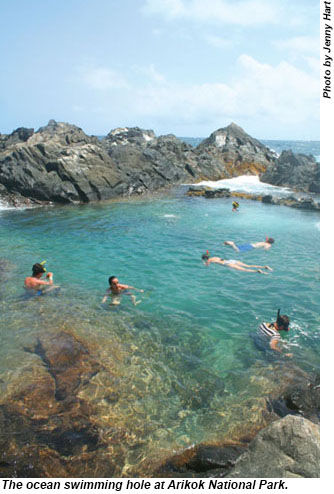 Arikok National Park swimming hole.