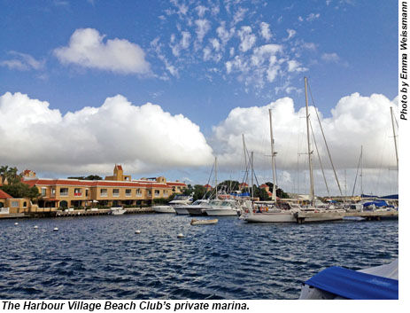 The marina at Harbour Village Beach Club