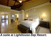 Lighthouse Bay Resort suite