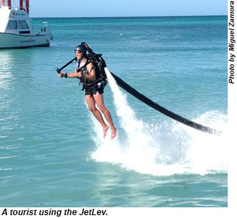 Dispatch, Aruba: A great day to strap on an aquatic jetpack: Travel Weekly