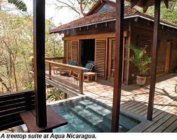 Aqua Nicaragua treetop suite