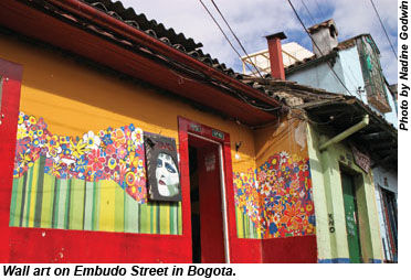 Colombia, Bogota, Embudo Street