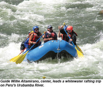 Peru Whitewater rafting