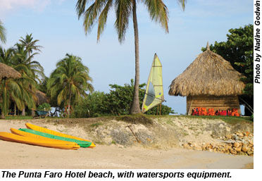 Punta Faro beach
