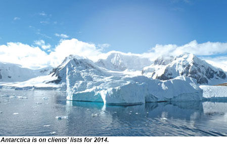 Antarctica is high on lists for 2014.