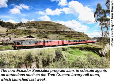 Ecuador Specialist program Tren Crucero
