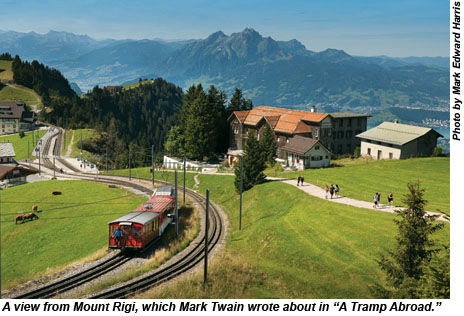 Mount Rigi train Twain