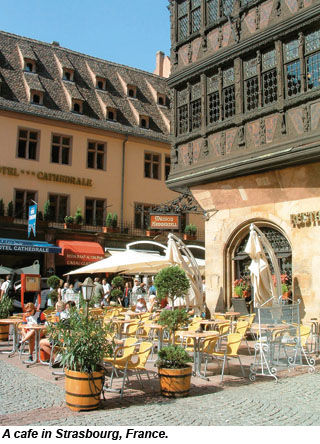 Strasbourg cafe