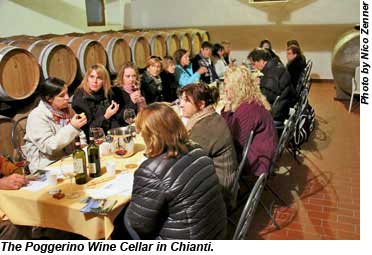 Poggerino Wine Cellar in Chianti