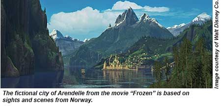 Arendelle, from 'Frozen'