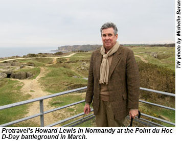Protravels Howard Lewis in Normandy.