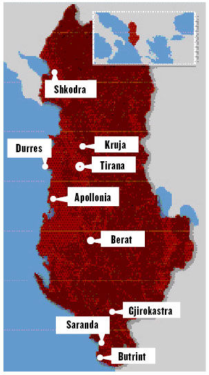 Albania Map
