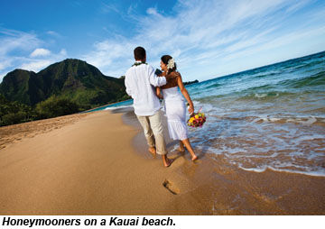 Kauai honeymooners