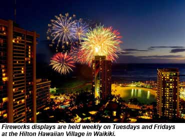Hilton Hawaiian Village Fireworks
