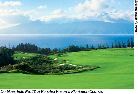 The Plantation Course at Kapalua Resort.