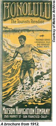 A Matson Navigation Company brochure from 1912.