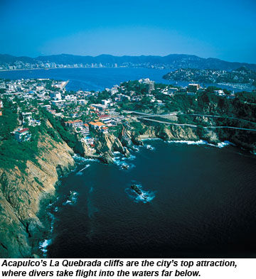 La Quebrada cliffs in Acapulco