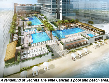 Secrets The Vine Cancun rendering