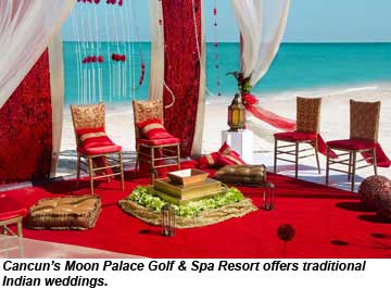 Moon Palace Indian Wedding set up