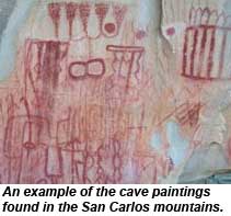 San Carlos mountain cave art
