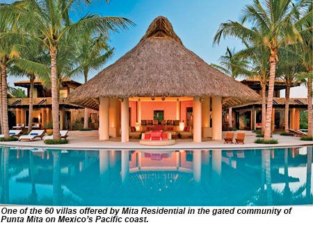 One of the 60 villas offered by Mita Residential in the gated community of Punta Mita.